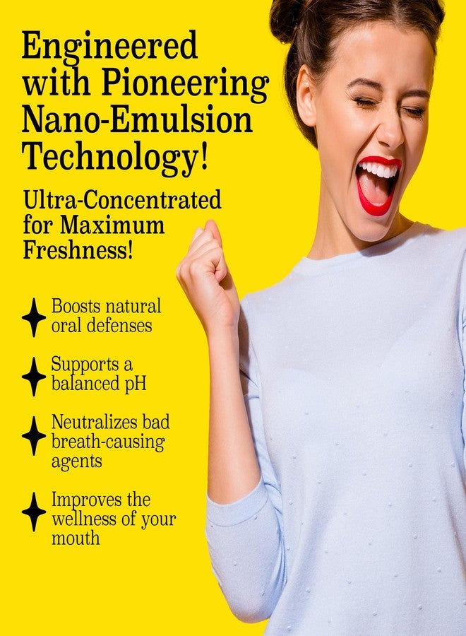 تويس غسول الفم توايس توايس للعناية بالفم والمناعة - غسول فم متوازن الحموضة لنَفَسٍ منعش وعناية يومية بالفم، خالٍ من الكحول، فائق التركيز، بنكهة نعناع قوية، 3.4 أونصة، 70 استخدامًا - Image 2